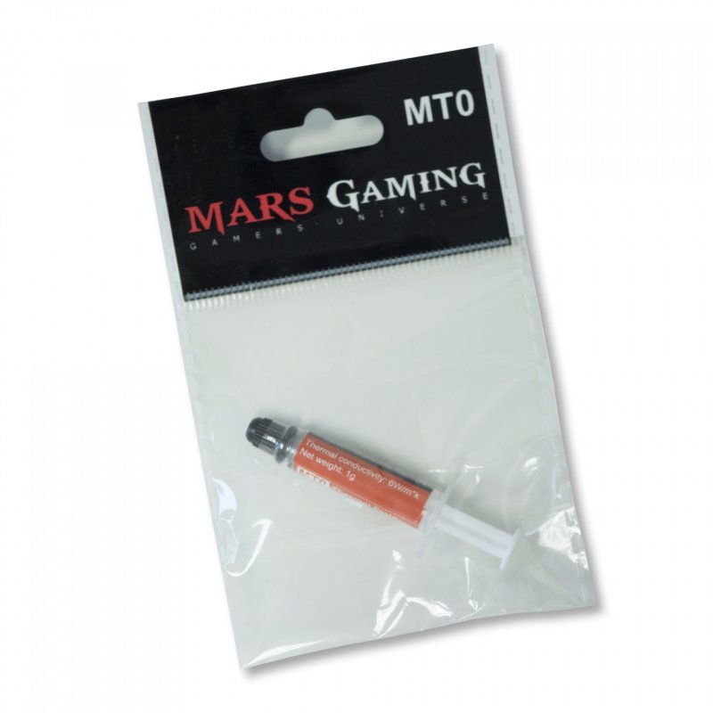 Mars Gaming MT0 PC Thermal Paste 1g 6W Temperature 30-280º Maximum Security