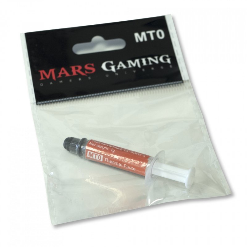 Mars Gaming MT0 PC Thermal Paste 1g 6W Temperature 30-280º Maximum Security