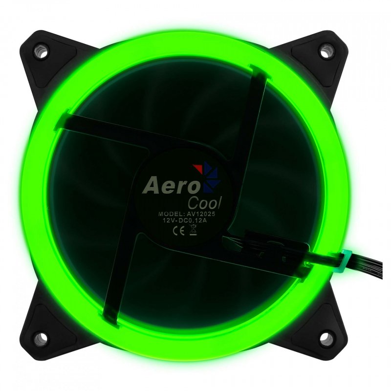 Aerocool Rev RGB Computer case Fan 12 cm Black