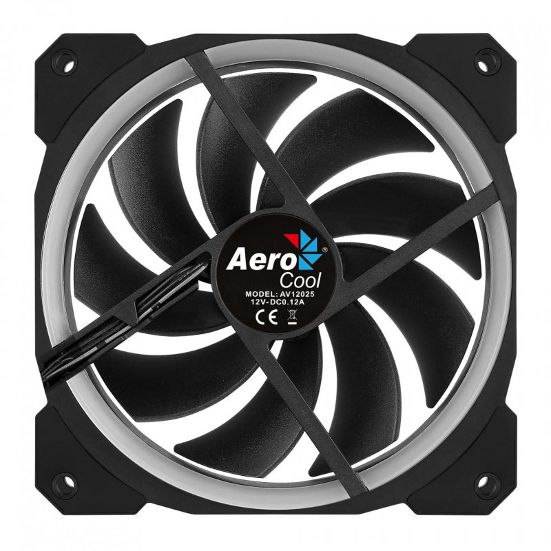 Aerocool Orbit Computer case Fan 12 cm Black