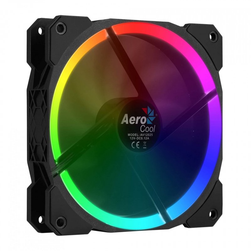 Aerocool Orbit Computer case Fan 12 cm Black