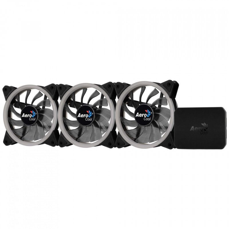 Aerocool Rev RGB Pro Computer case Fan 12 cm Black