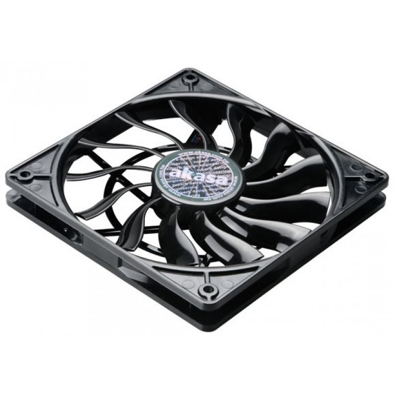 Akasa AK-FN078 système de refroidissement d’ordinateur Boitier PC Ventilateur 12 cm Noir