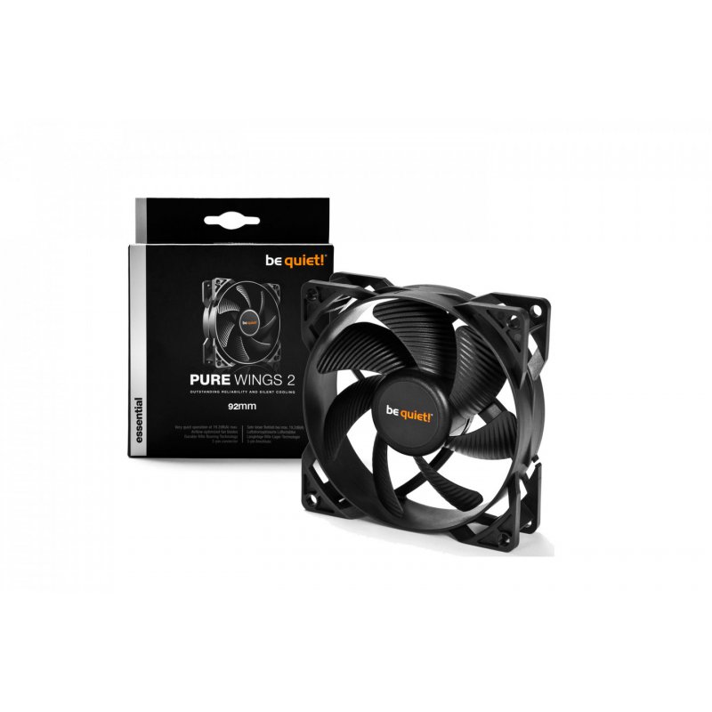 be quiet! PURE WINGS 2, 92mm Boitier PC Ventilateur 9,2 cm Noir