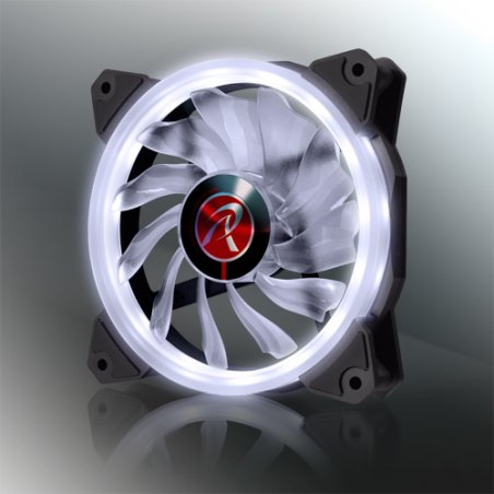 RAIJINTEK IRIS 12 RGB – ORCUS Computer case Fan 12 cm Black, Transparent 1 pc(s)