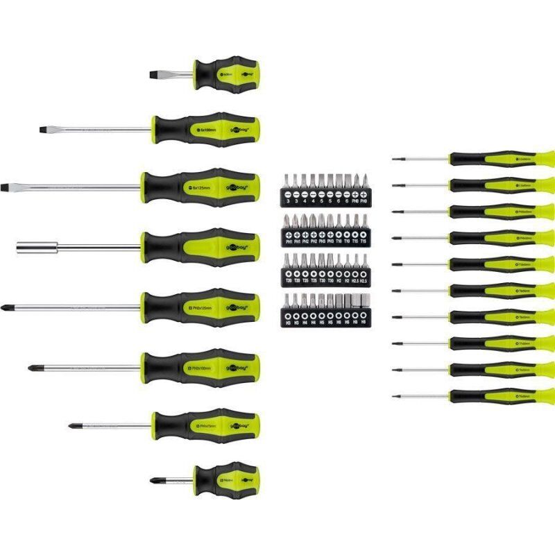 Coffret de Tournevis Goobay compatible 58 pièces