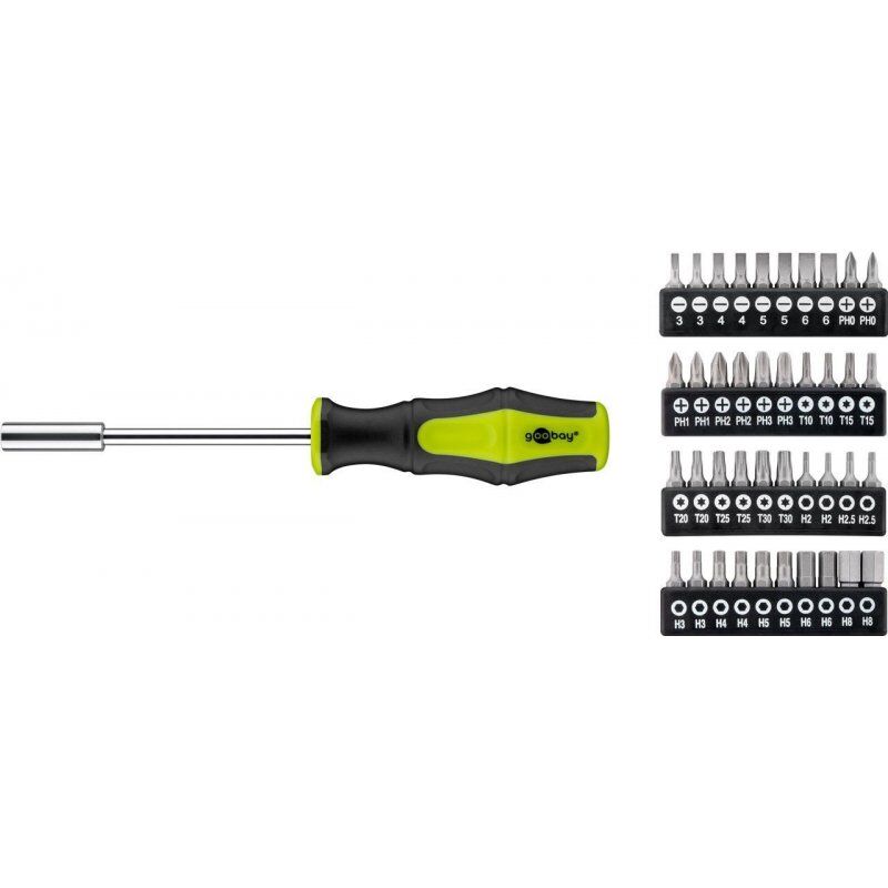 Coffret de Tournevis Goobay compatible 58 pièces