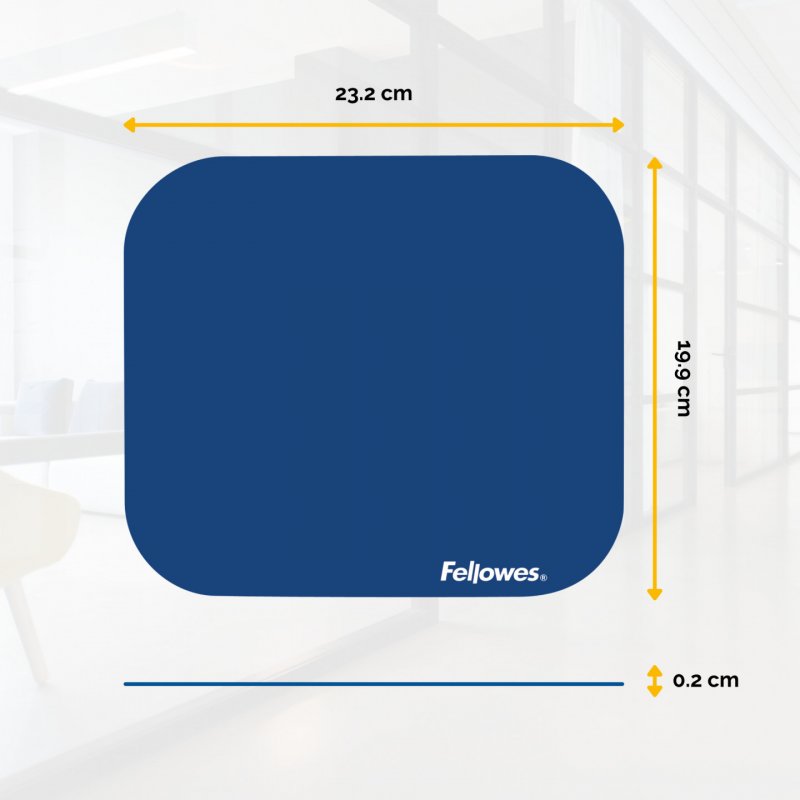 Tapis de Souris Fellowes compatible (Bleu)