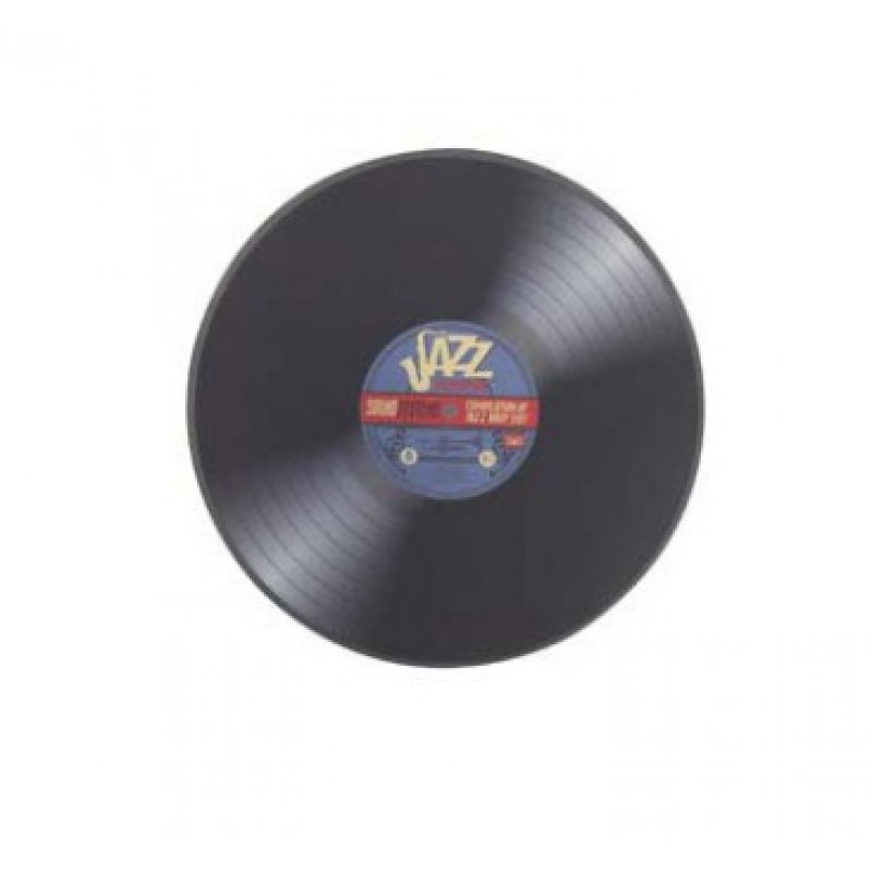 Tapis de souris T'nB compatible Vinyle 45T (Noir)