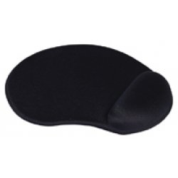 Tapis de souris avec repose poignet en gel T'nB compatible Ergo (Noir)