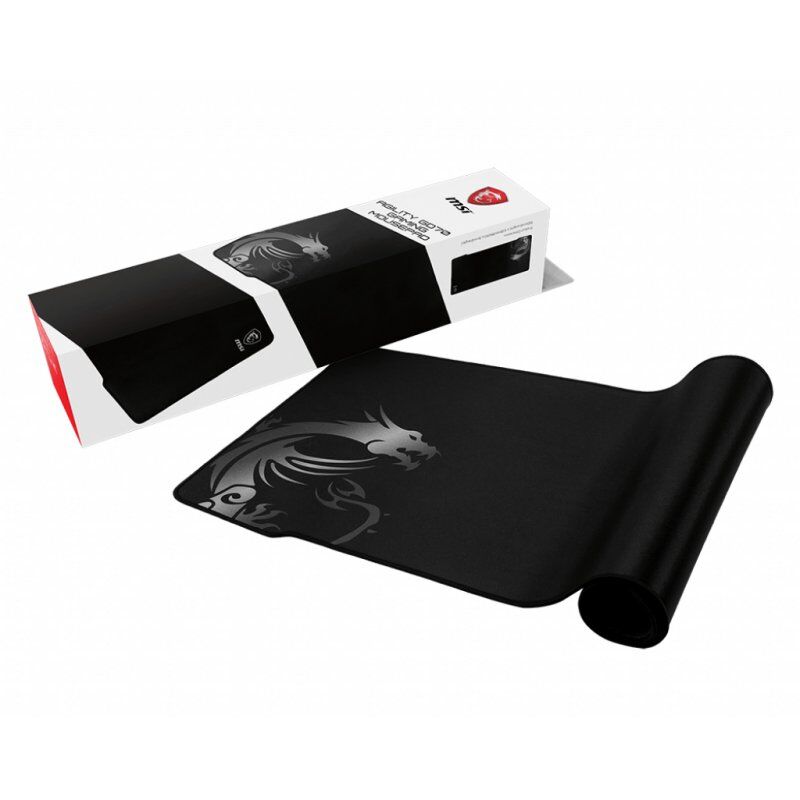 MSI AGILITY GD70 Pro Gaming Mousepad '900mm x 400mm, Pro Gamer Silk Surface, Iconic Dragon Design, Anti-slip and shock-a