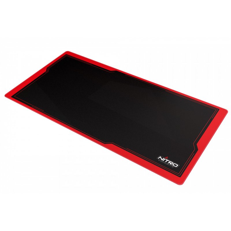 Nitro Concepts DM12 Tapis de souris de jeu Noir, Rouge