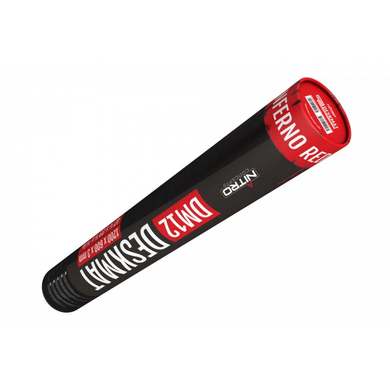 Nitro Concepts compatible Deskmat DM12, 1200x600mm - noir/rouge