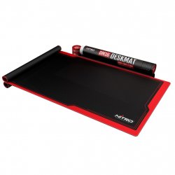 Nitro Concepts compatible Deskmat DM16, 1600x800mm - noir/rouge