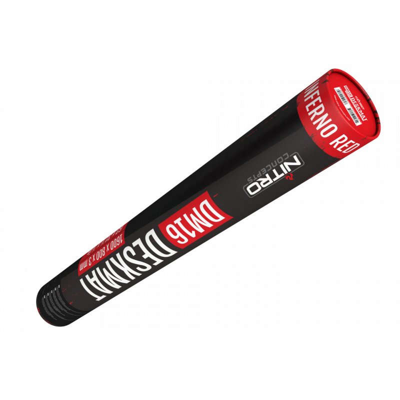 Nitro Concepts DM16 Tapis de souris de jeu Noir, Rouge