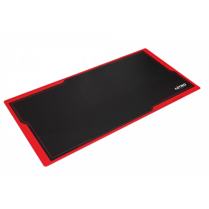 Nitro Concepts compatible Deskmat DM16, 1600x800mm - noir/rouge