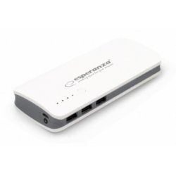Esperanza EMP106WE Radium 8000 mAh Grey, White
