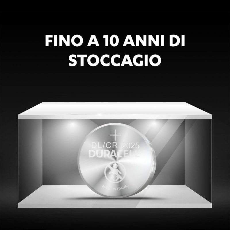 Pile bouton Duracell compatible 3V (CR2025)