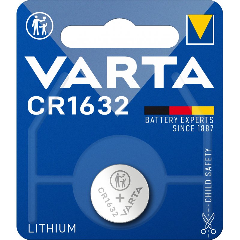 Varta 1x 3V CR 1632 Batterie à usage unique CR1632 Lithium