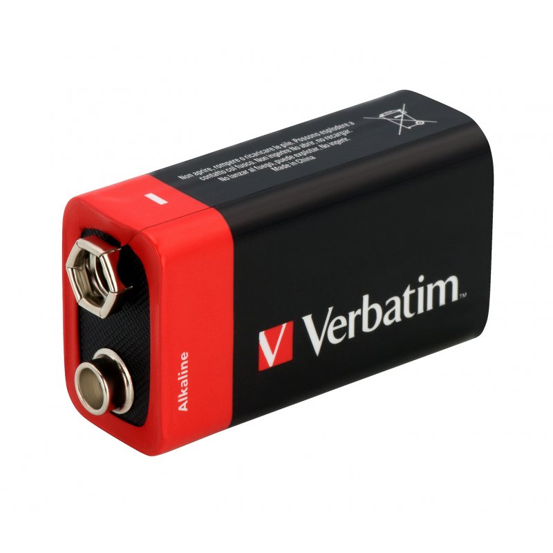 Verbatim 9V Alkaline Batteries