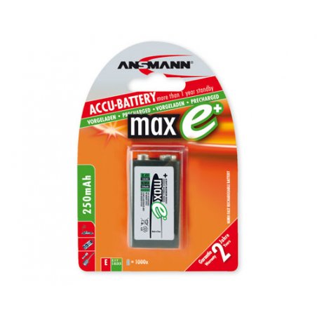 Ansmann 2500mAh AA maxE plus E-Block Hybrides nickel-métal (NiMH)