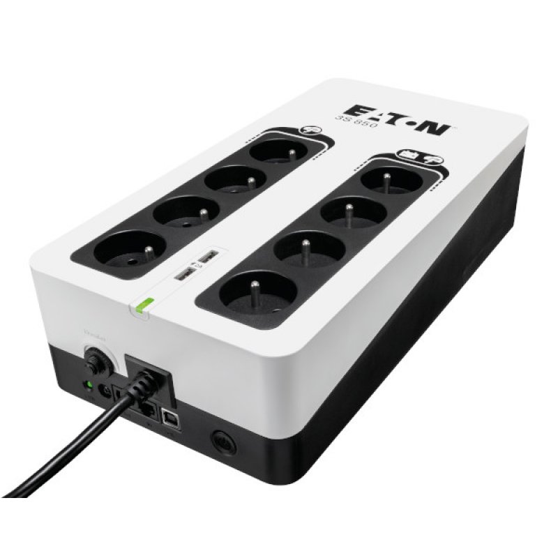 Eaton 3S850F alimentation d'énergie non interruptible Veille 0,85 kVA 510 W 8 sortie(s) CA