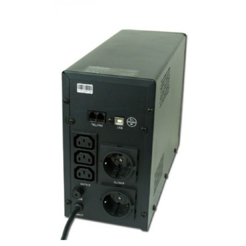 Gembird EG-UPS-034 uninterruptible power supply (UPS) Line-Interactive 1.5 kVA 900 W 3 AC outlet(s)
