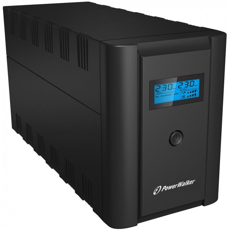 PowerWalker VI 1200 LCD/FR uninterruptible power supply (UPS) Line-Interactive 1.2 kVA 600 W 4 AC outlet(s)