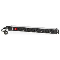 Multiprise Salicru compatible SPS 8F PDU - 8 prises Shuko + Interrupteur 1,5m (Prise IEC C13)