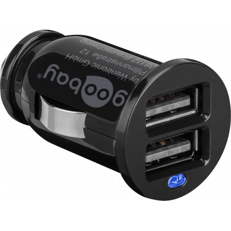 Goobay 44177 mobile device charger MP3, Mobile phone, Smartphone, Tablet Black Cigar lighter Auto