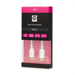 D2 Diffusion D2HDMI150B câble HDMI 1,5 m HDMI Type A (Standard) Blanc