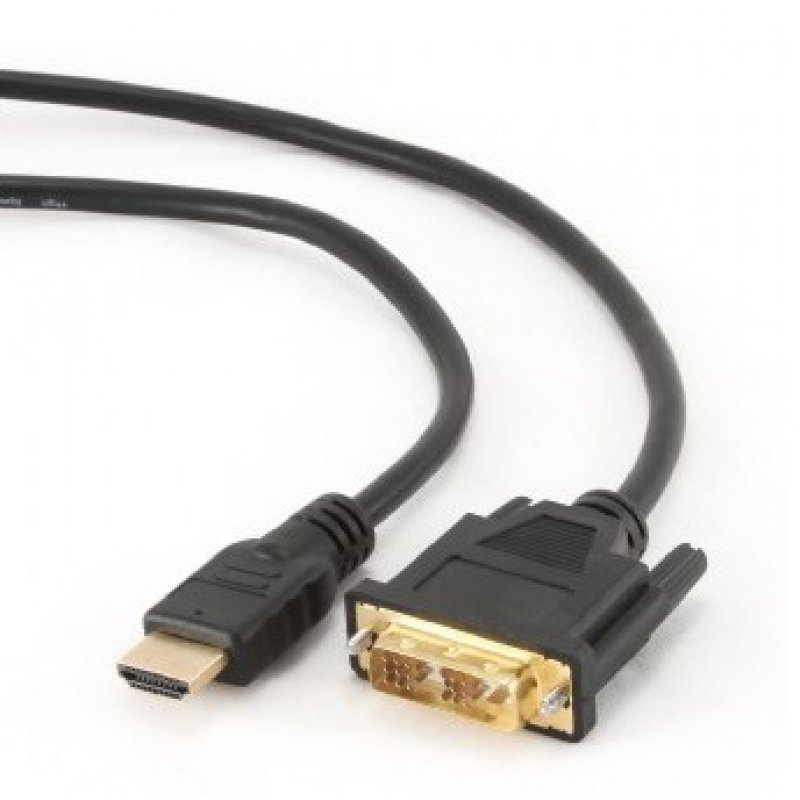 Cable Gembird compatible HDMI vers DVI-D 1,8m M/M