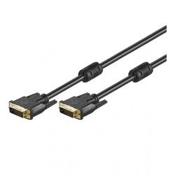 Cable DVI-D Dual Link Goobay compatible 1,80m M/M (Noir)