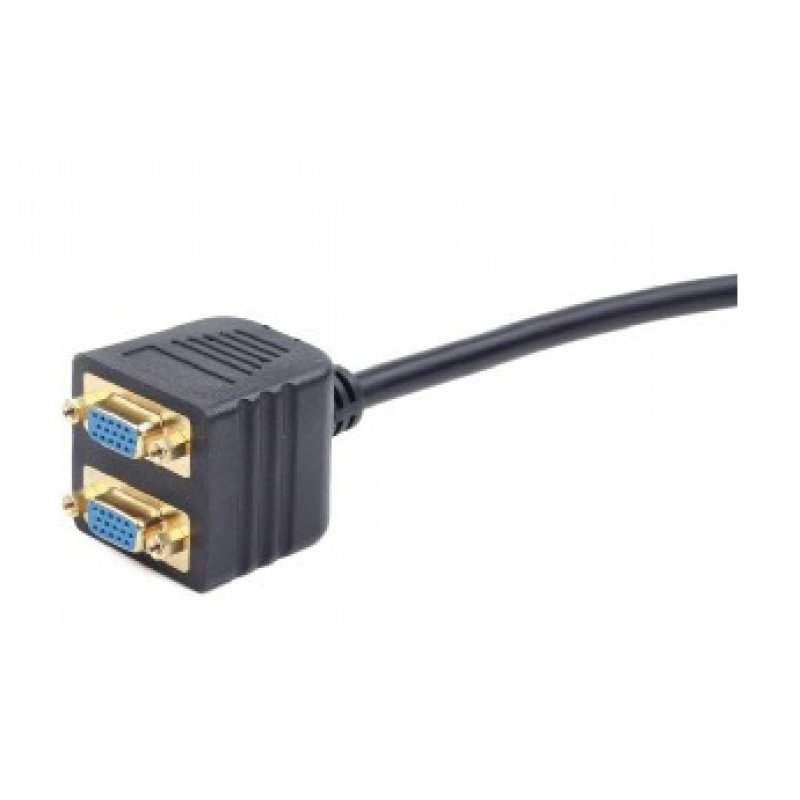 Gembird CC-VGAX2-20CM VGA cable 0.2 m VGA (D-Sub) 2 x VGA (D-Sub) Black