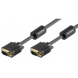 Cable VGA Goobay compatible 10m M/M (Noir)