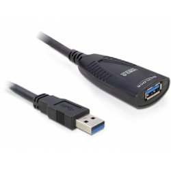 DeLOCK USB 3.0 5m USB cable USB 3.2 Gen 1 (3.1 Gen 1) Black