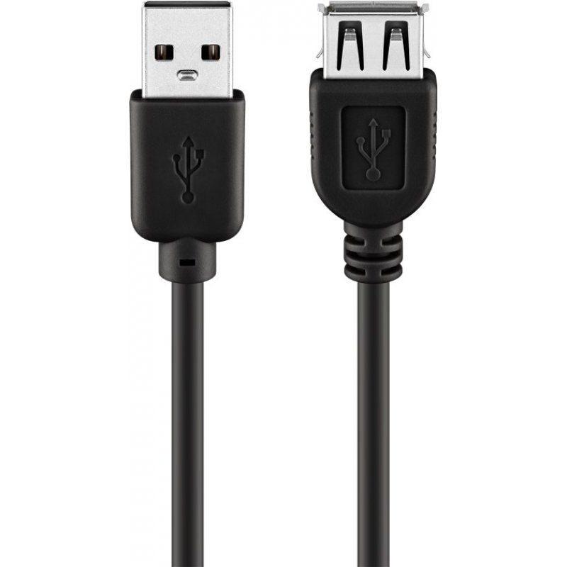 Cable USB 2.0 Goobay compatible 3m M/F (rallonge)