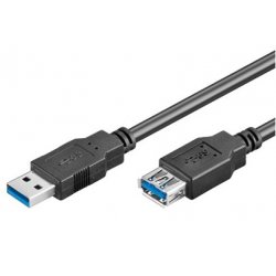 Cable USB 3.0 Goobay compatible 1,80m M/F (rallonge)