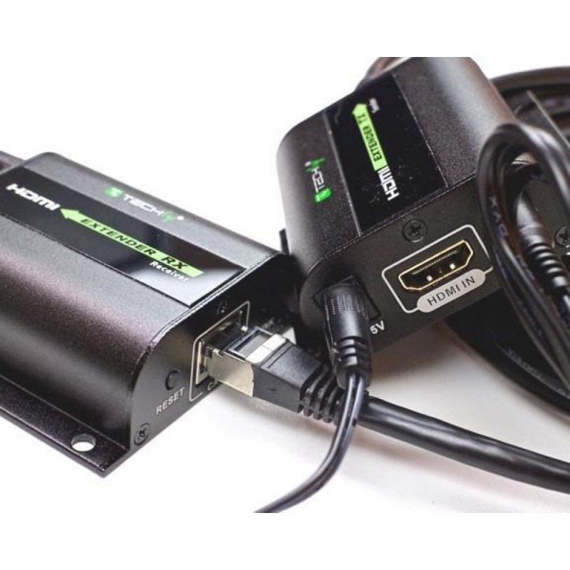 Extender Techly HDMI 1.3 via RJ45 Cat. 6 (passif, 60M max)