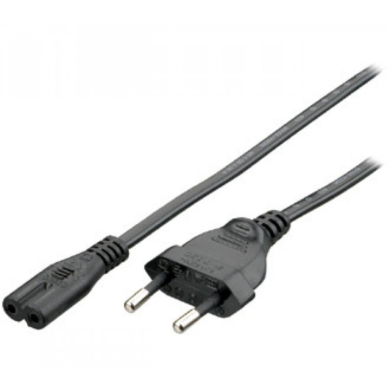 Cable d'Alimentation Bipolaire Digital 1,8m (Noir)