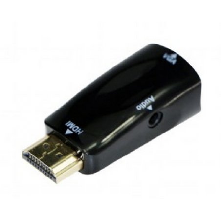 Gembird A-HDMI-VGA-02 changeur de genre de câble VGA (D-Sub) Noir