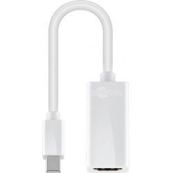 Goobay Mini DisplayPort/HDMI Adapter Cable 1.1, 0.15 m