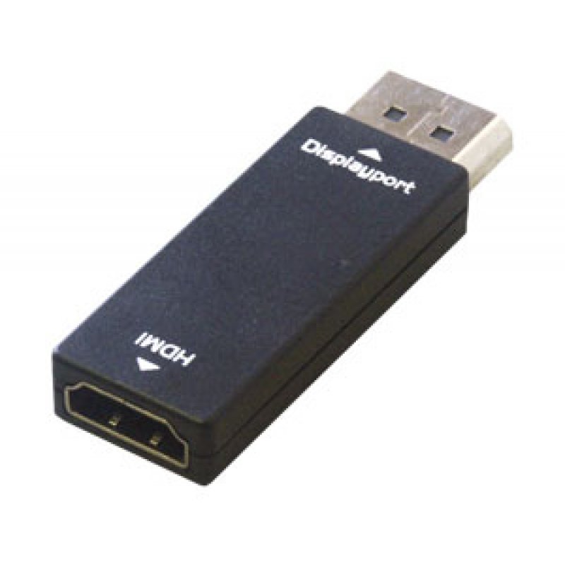 Adaptateur MCL-Samar DisplayPort mâle 1.1 vers HDMI femelle 1.3a (Type A) (Noir)