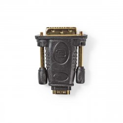 Adaptateur Nedis compatible HDMI femelle (Type A) 1.2 vers DVI-D Mâle (Noir)