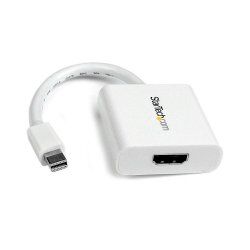 Câble adaptateur Startech Mini DisplayPort mâle 1.1 vers HDMI femelle (Type A) 12cm (Blanc)