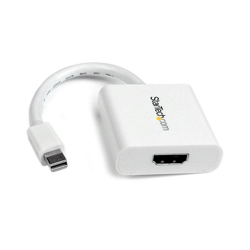 StarTech.com Adaptateur Mini DisplayPort vers HDMI - Convertisseur Vidéo mDP à HDMI - 1080p - Mini DP ou TB 1/2 Mac/PC