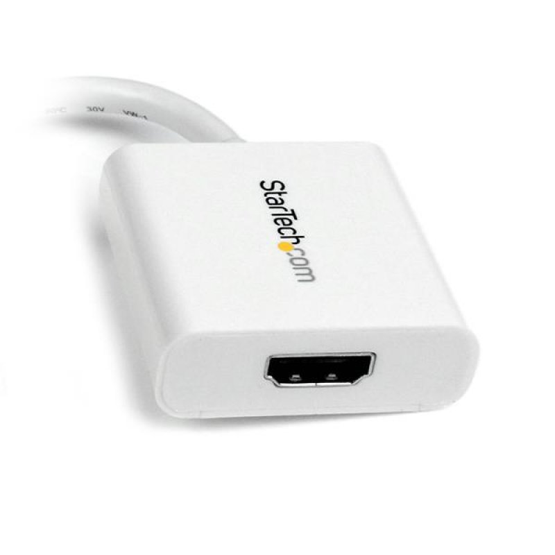 StarTech.com Mini DisplayPort to HDMI Adapter - mDP to HDMI Video Converter - 1080p - Mini DP or Thunderbolt 1/2 Mac/PC 