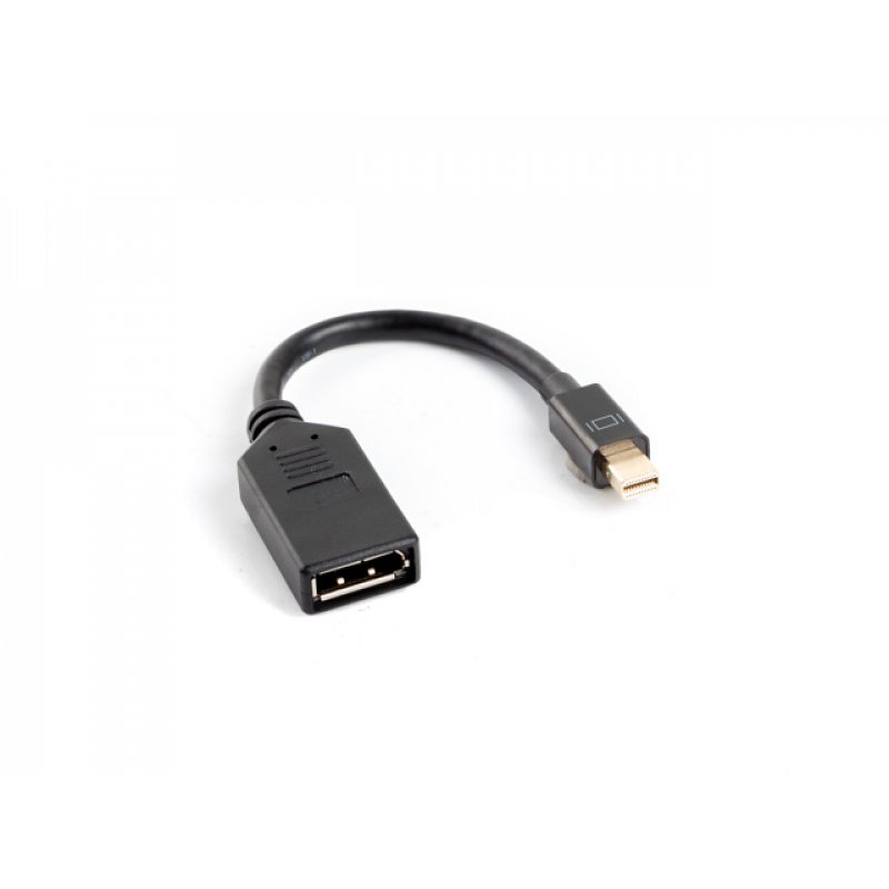 Lanberg AD-0003-BK câble DisplayPort 0,12 m Mini DisplayPort Noir