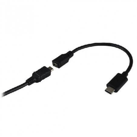 MCL USB31-CM/2HBFCE USB cable USB C USB A Black
