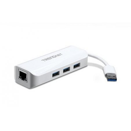 Trendnet TU3-ETGH3 notebook dock/port replicator White